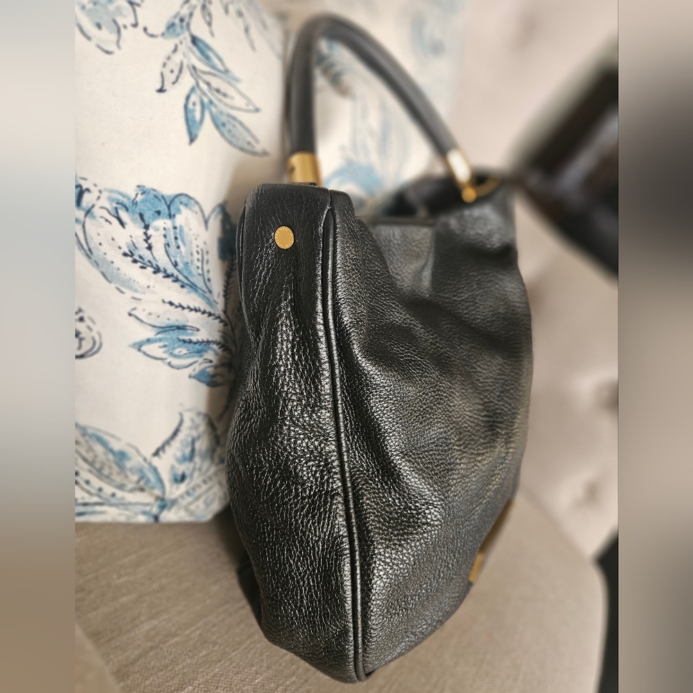 Marc By Marc Jacobs Too Hot to Handle Hobo Bag Leather Black - Picture 7 of 17